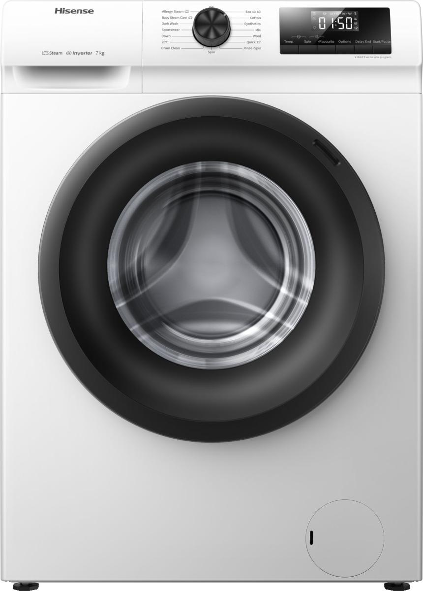 Lavatrice Hisense WFQP701219VM 7 Kg 1200 rpm Classe Energetica A Libera Installazione