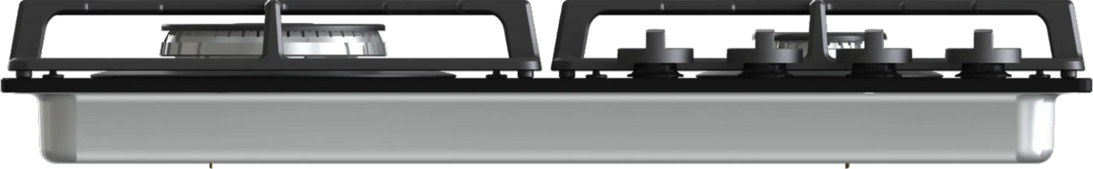 Piano cottura gas Hisense GG663BHF 60 cm 4 fuochi vetro griglie ghisa
