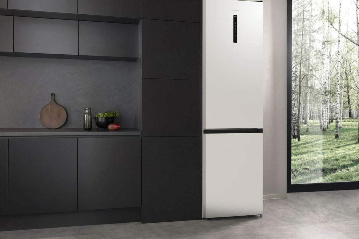 Frigorifero combinato Hisense RB434N4CRE Total No Frost Classe E 331 L Finitura Beige