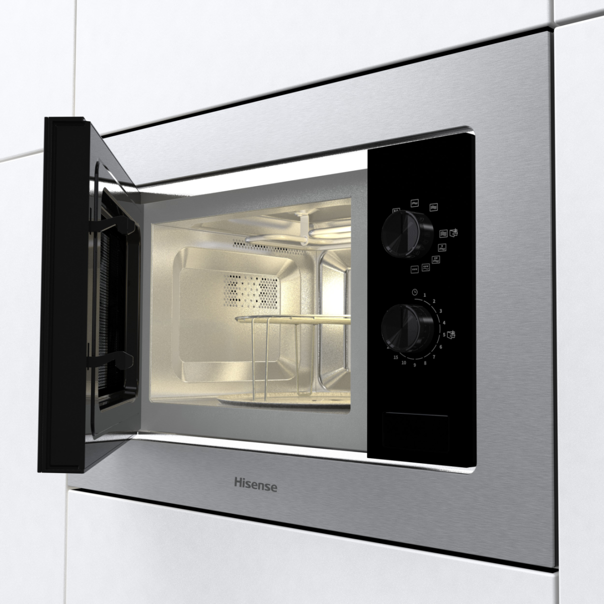 Forno a microonde Hisense BIM320G11X 20 l con grill Classe C