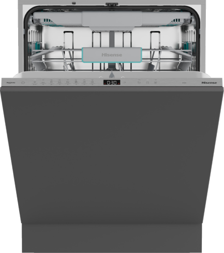 Lavastoviglie Hisense HV16B Hi6 da incasso 60 cm – 16 coperti, Classe B, AutoDry, Inverter, 3 cestelli