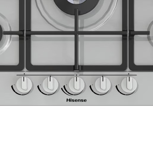 Piano Cottura A Gas Hisense GM773XF 5 Fuochi 70 Cm Inox