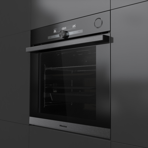 Forno Hisense Hi4 O643PG multifunzione 60x60 cm – Classe A+, Vapore, Pyrolytic, Icon Touch