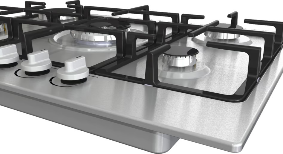 Piano Cottura A Gas Hisense GM773XF 5 Fuochi 70 Cm Inox