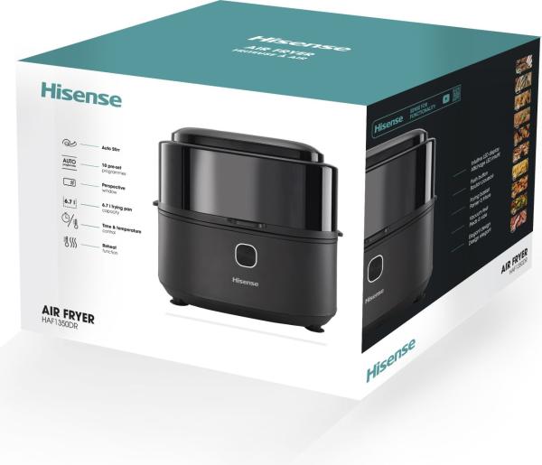 Friggitrice ad Aria Hisense HAF1350DR Capacità 6,7 Lt 200°C 1350W