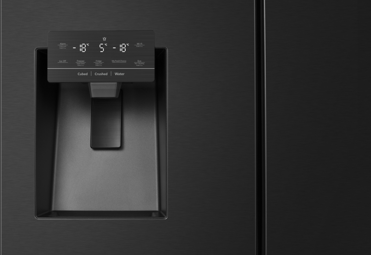 Frigorifero French Door Hisense RF728N4SAFE Total No Frost 560 L Classe E Nero