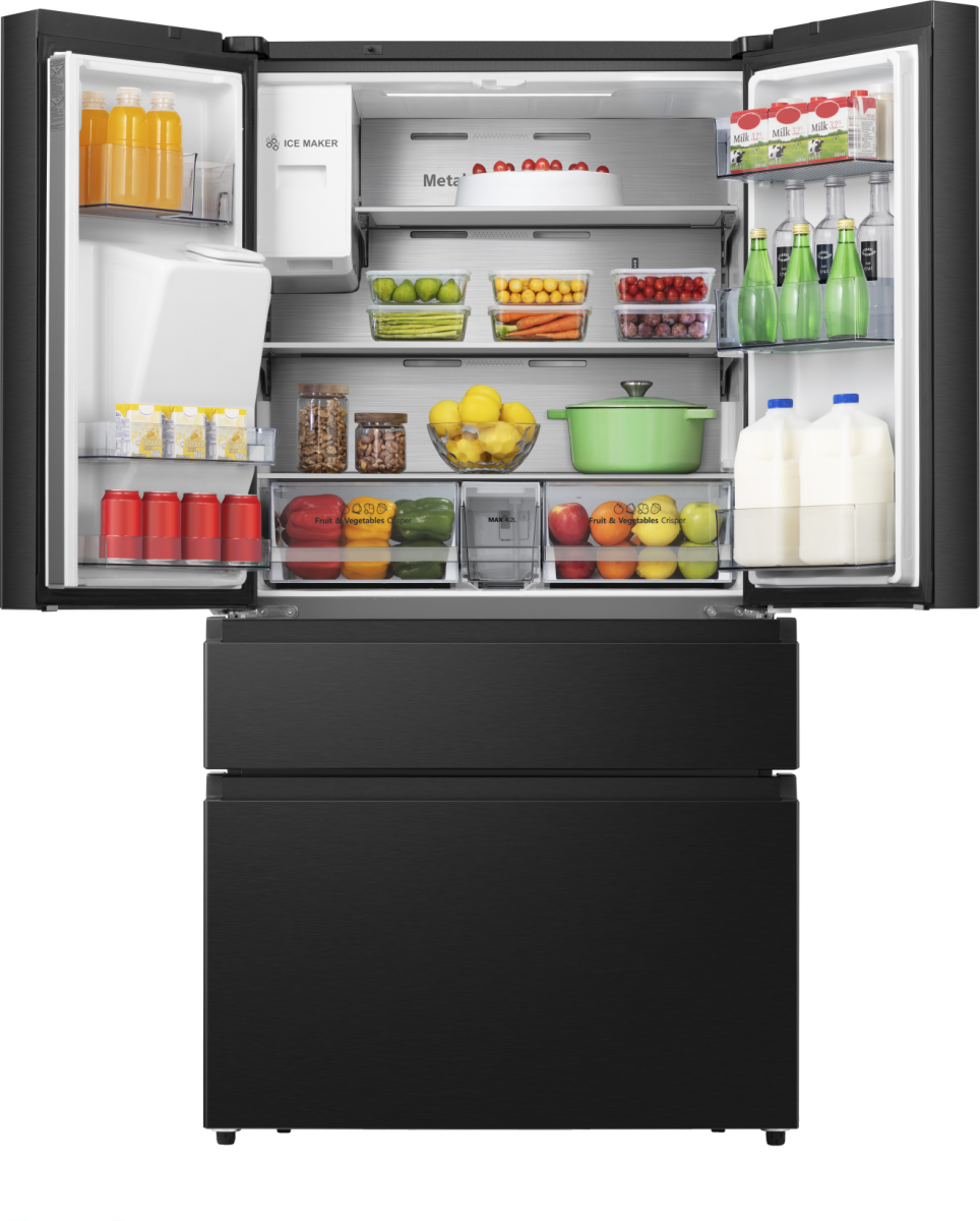 Frigorifero French Door Hisense RF728N4SAFE Total No Frost 560 L Classe E Nero