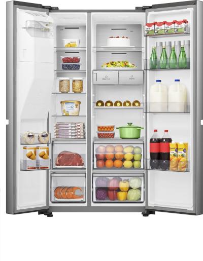 Frigorifero Hisense RS818N4TIE Side By Side Acciaio Inox Classe E Capacità 632 Litri