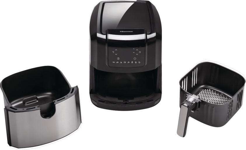 Friggitrice ad Aria Hisense H06AFBS1S3 1700W Capacità 5 lt 8 Programmi Preimpostati