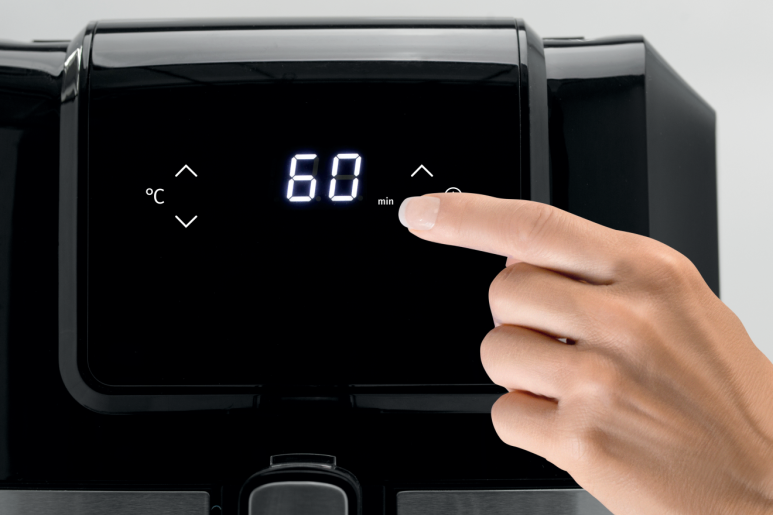 Friggitrice ad Aria Hisense H06AFBS1S3 1700W Capacità 5 lt 8 Programmi Preimpostati