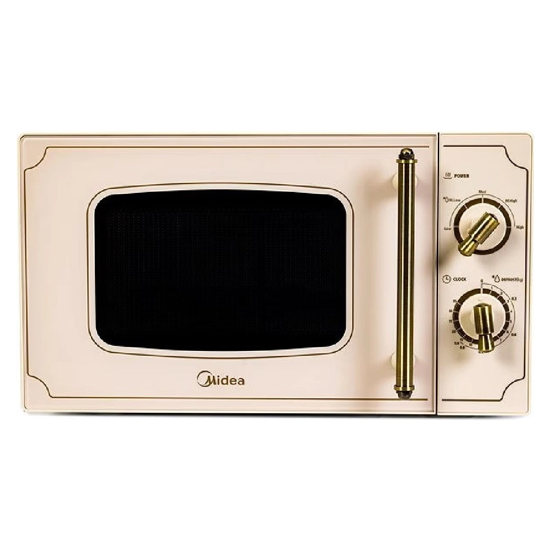 Microonde Midea MM720CJ7 Capacità 20 Lt Retrò Colore Crema 700W