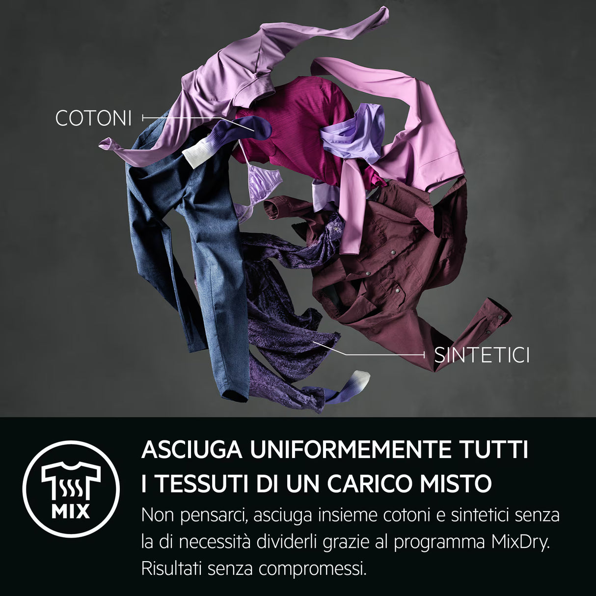 Asciugatrice AEG TR8G83CW Pompa di Calore 8 kg Classe C Bianco Serie 8000 AbsoluteCare