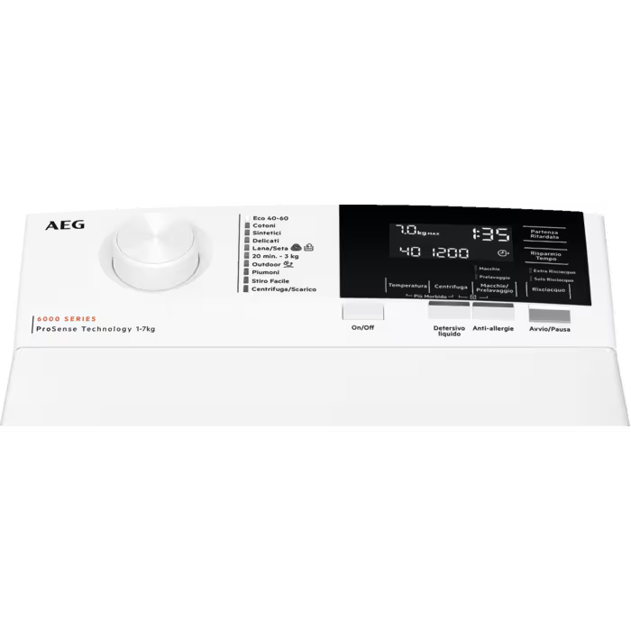Lavatrice AEG LTR6G37A Carica Dall'Alto 7KG Classe A 1300giri Motore Inverter