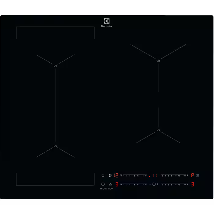 Piano Cottura Induzione Electrolux EIS62449C 60 Cm 4 Zone Colore Nero