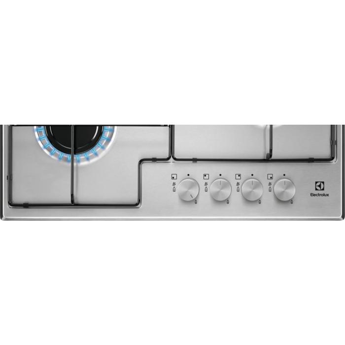 Piano cottura a gas Electrolux EGS6424X Serie 300 Slim Line 60 cm Inox