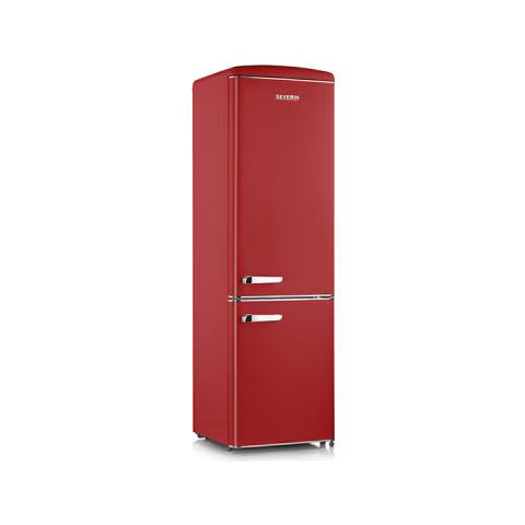 Frigorifero combinato SEVERIN RKG 8917 181 cm 244 L retrò rosso Classe D