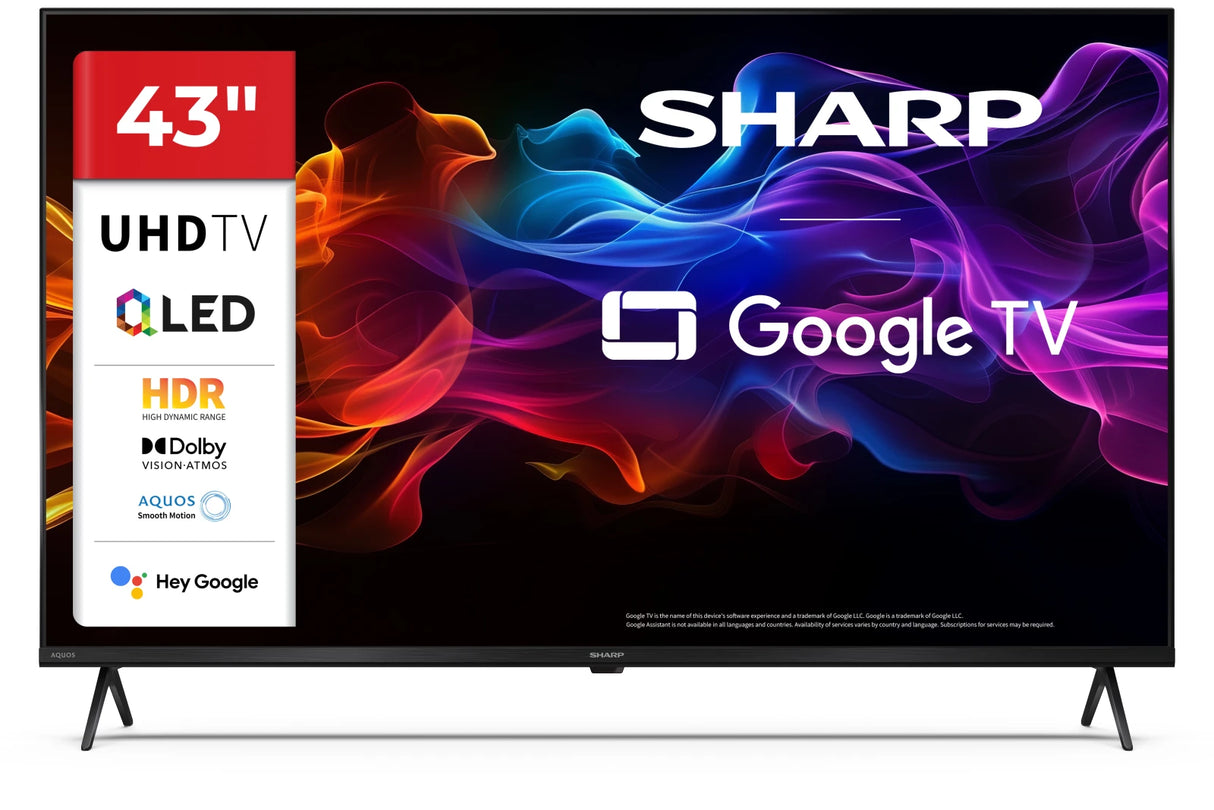 TV Sharp 43HP5265E Google TV 43 pollici 4K UHD HDR Quantum Dot 43HL_4265_PS