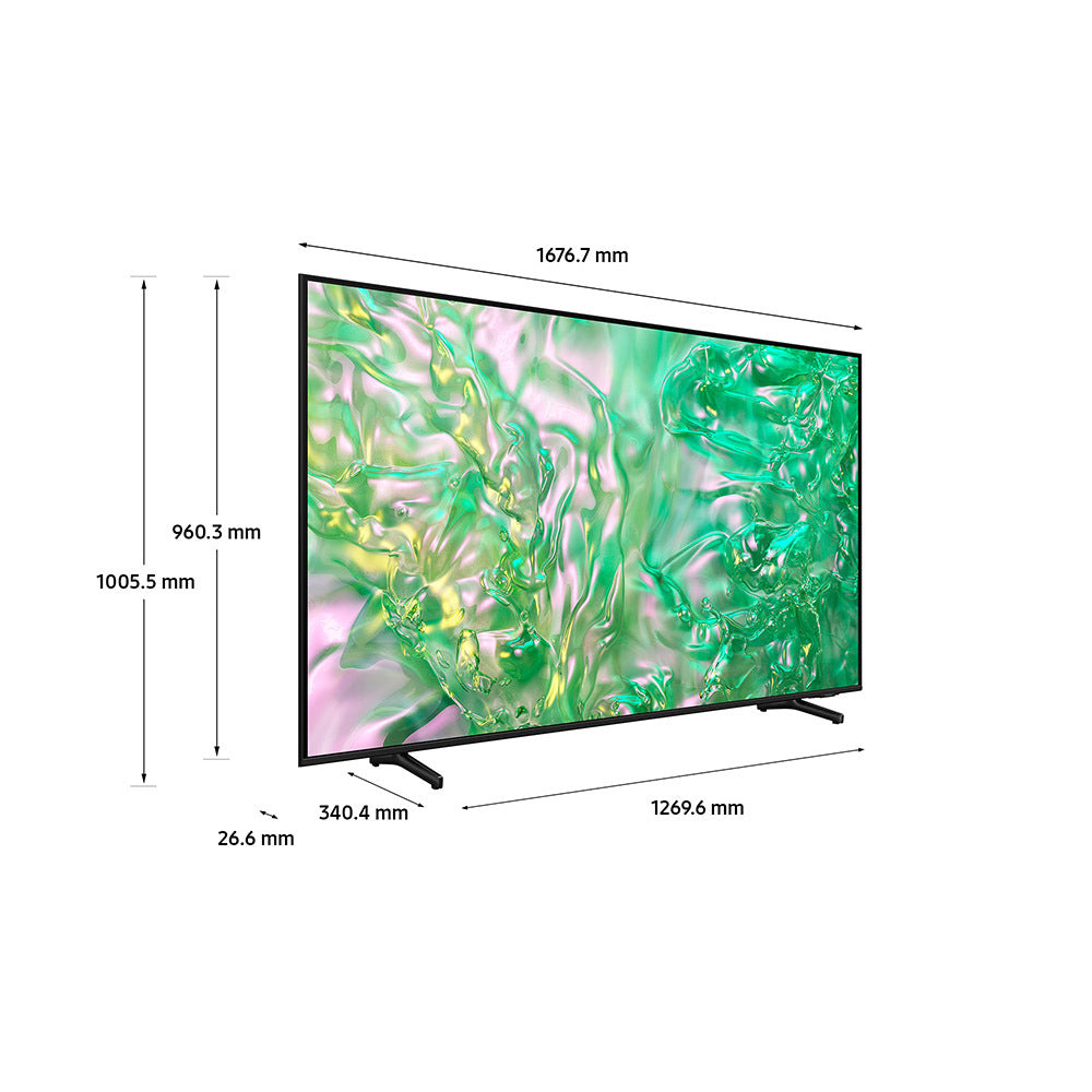 TV Samsung UE75DU8070UXZT Smart TV 75" Wi-Fi Crystal UHD 4K