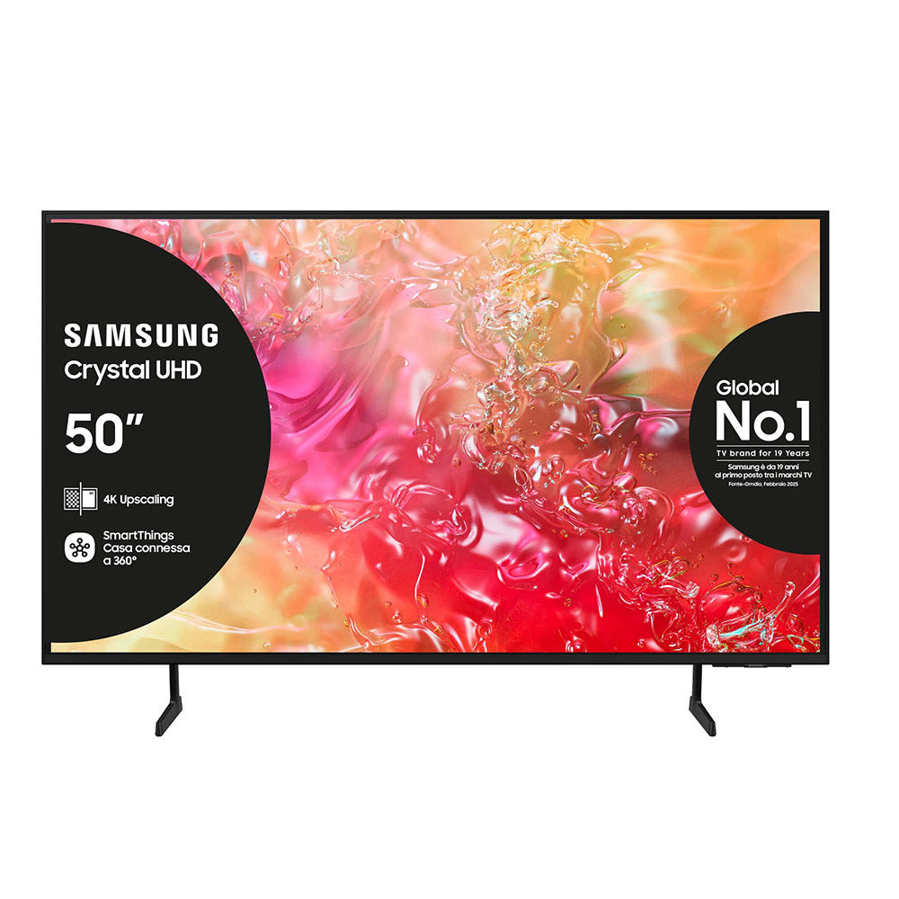 TV Samsung UE50DU7190UXZT Smart TV 50" 4K Ultra HD Display LED Sistema Tizen Processore Crystal