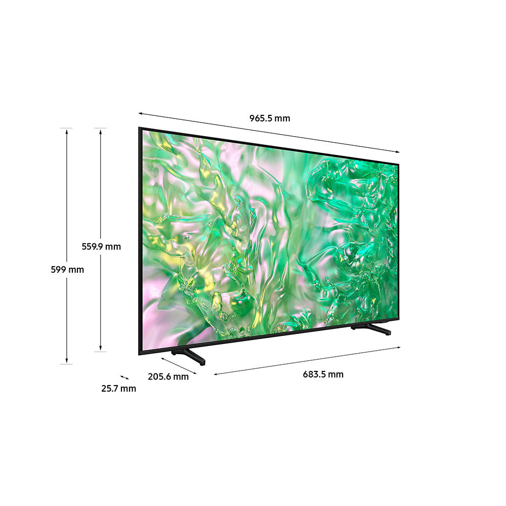TV Samsung UE43DU8070UXZT Processore Crystal 4K 43" Smart TV UHD Wi-Fi