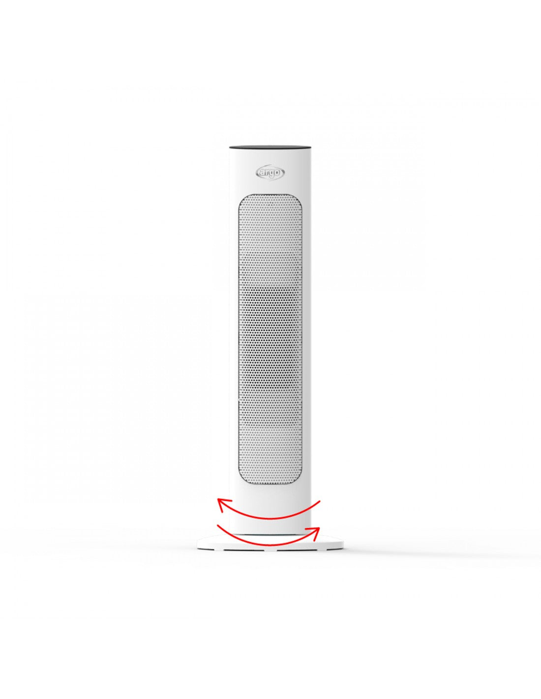 Stufa elettrica Argo MARGE Colore Nero 2000W con Ventilatore Bianco