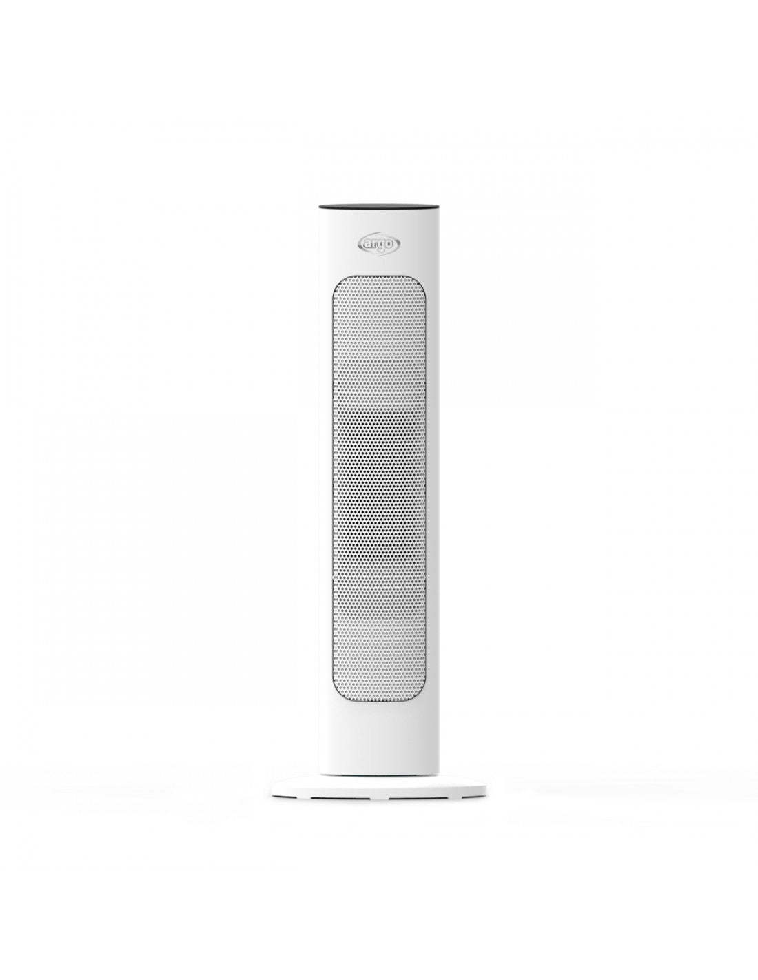 Stufa elettrica Argo MARGE Colore Nero 2000W con Ventilatore Bianco