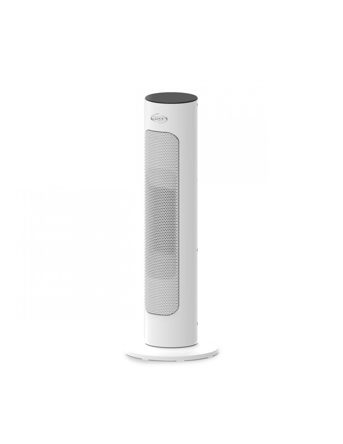 Stufa elettrica Argo MARGE Colore Nero 2000W con Ventilatore Bianco