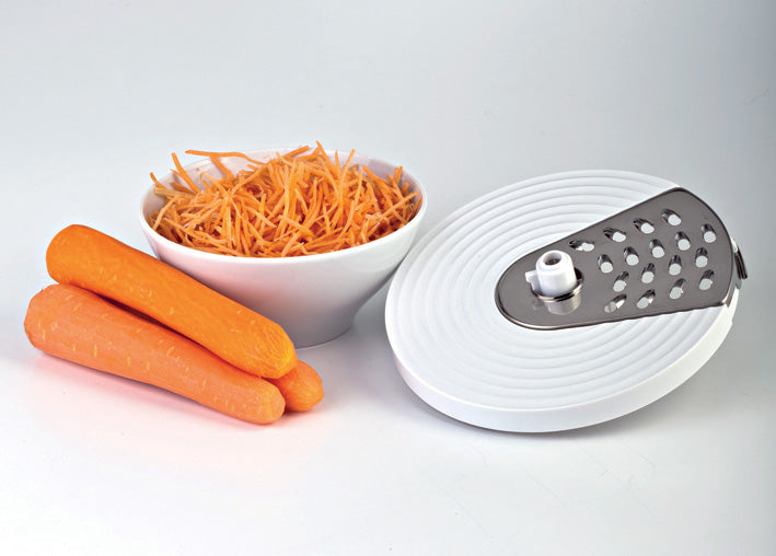 Robot Da Cucina Ariete 1769_ARIETE 2 Litri Set Accessori per Tritare, Affettare, Montare, Impastare, Emulsionare 500 Watt Colore Bianco