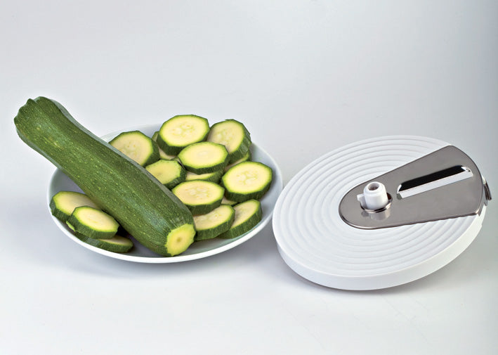 Robot Da Cucina Ariete 1769_ARIETE 2 Litri Set Accessori per Tritare, Affettare, Montare, Impastare, Emulsionare 500 Watt Colore Bianco