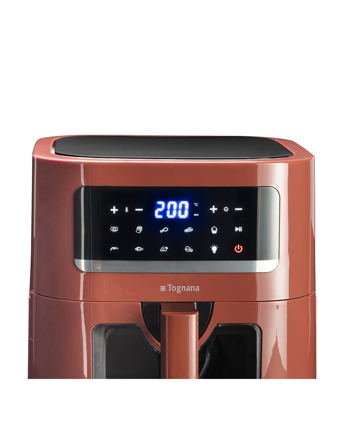 Friggitrice ad Aria Tognana D2DFA03IRROA 4,5 lt Colore Rosso Mela 1800W