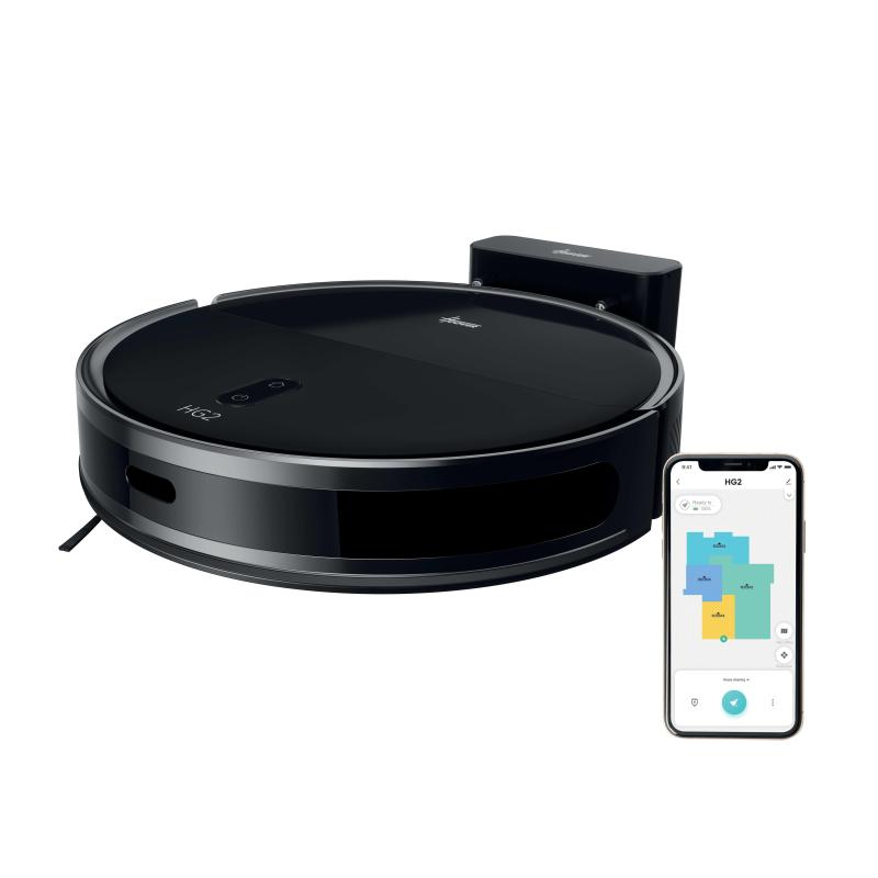 Robot Aspirapolvere Hoover HG230H 011 Batteria Litio Wi-Fi Colore Nero Autonomia 160 minuti