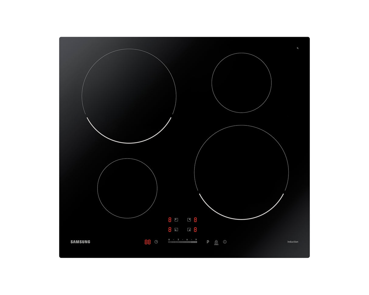 Piano Cottura Induzione Samsung NZ64T3707AK 4F 60Cm Nero