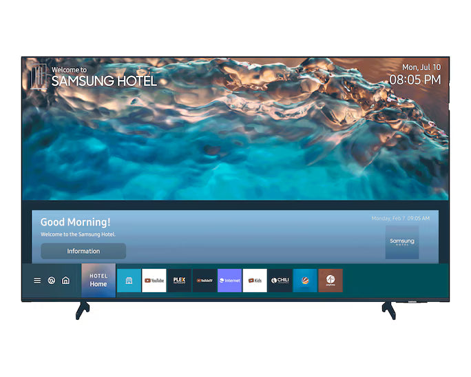Hotel TV Samsung HG55BU800EUXZT 55" Display Serie HBU8000 UHD Dynamic Crystal Color Processor 4K AirSlim