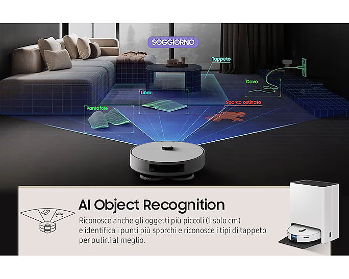 Aspirapolvere Robot Samsung VR7MD97714G/WA No Sacco