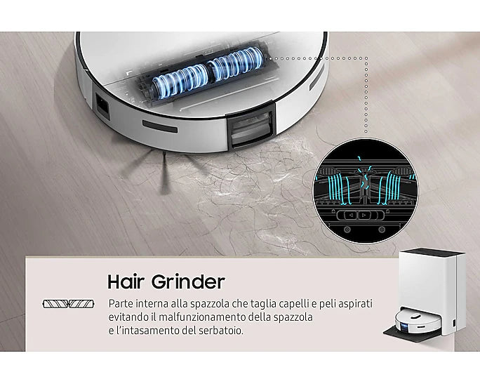 Aspirapolvere Robot Samsung VR7MD97714G/WA No Sacco