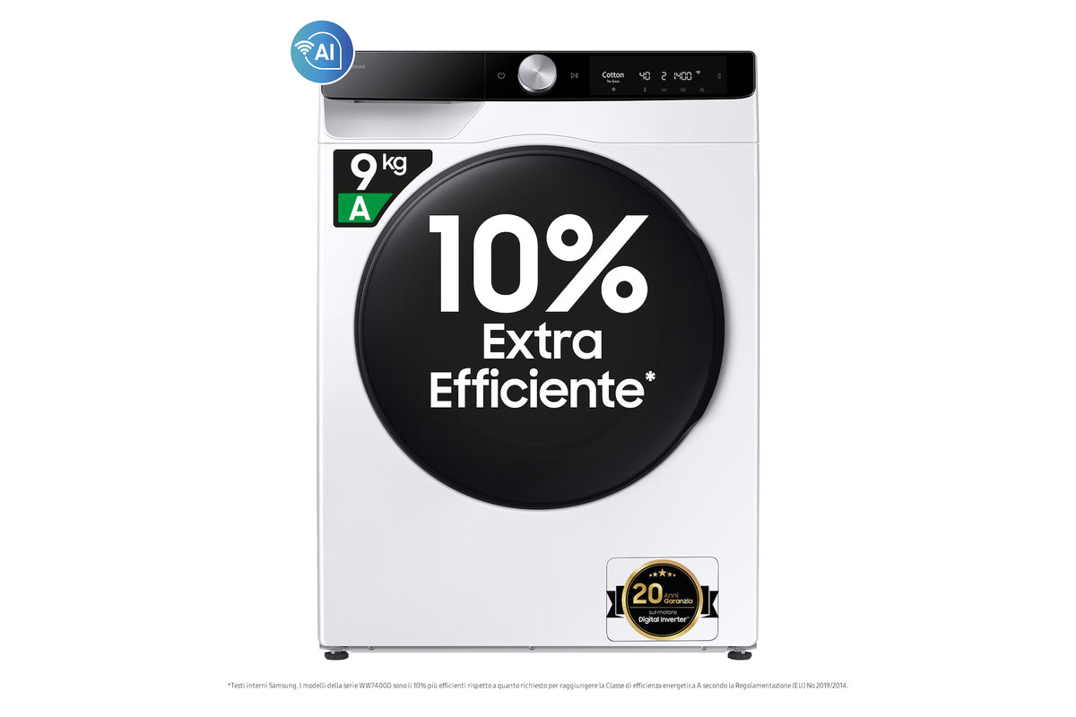 Lavasciuga Samsung WD90DG6B85BKU3 9/6 kg Classe D Bianca