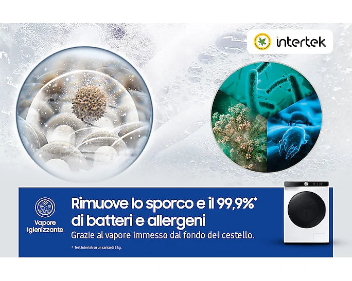 Lavasciuga Samsung WD11DG6B85BKU3 Carica Frontale 11Kg+6kg Classe D