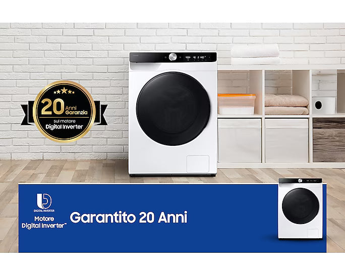Lavasciuga Samsung WD11DG6B85BKU3 Carica Frontale 11Kg+6kg Classe D