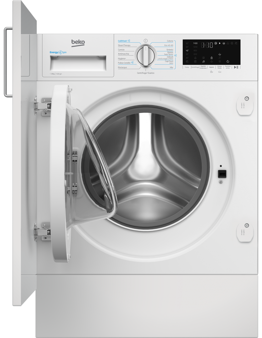 Lavatrice Beko WIT8A4BW Da Incasso Classe A Capacità 8 Kg Centrifuga 1400 Giri