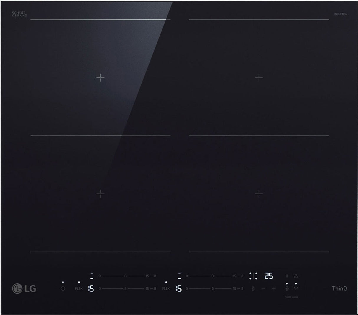 Piano Cottura Induzione LG CBIZ2437B SlimFit 56X48 2 Flex
