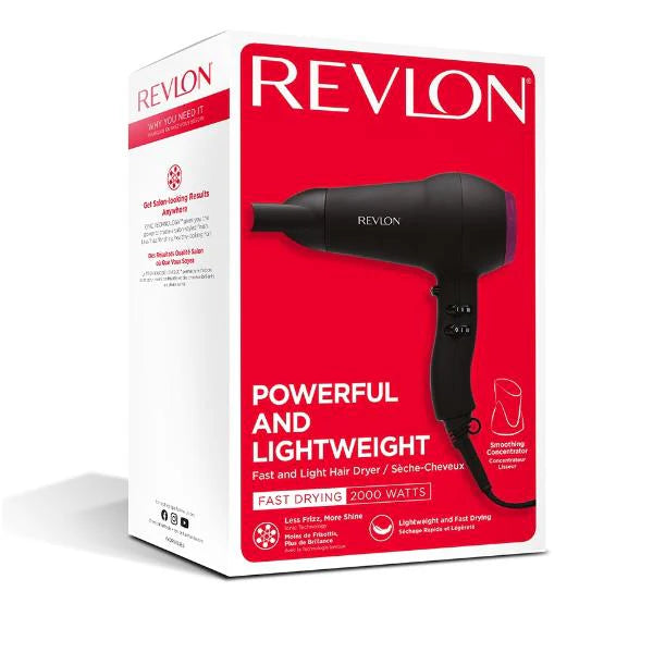 Asciugacapelli Revlon RVDR5823E3 Ioni 2000W 2 Velocità 3 Impostazioni