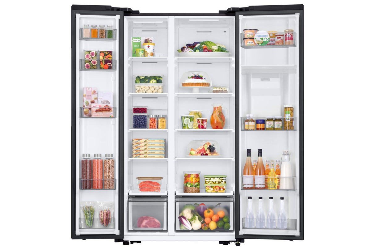 Frigorifero Samsung RS57DG410EB4EF Porta Americana 580 L Nero Full No Frost Wi-Fi Classe E