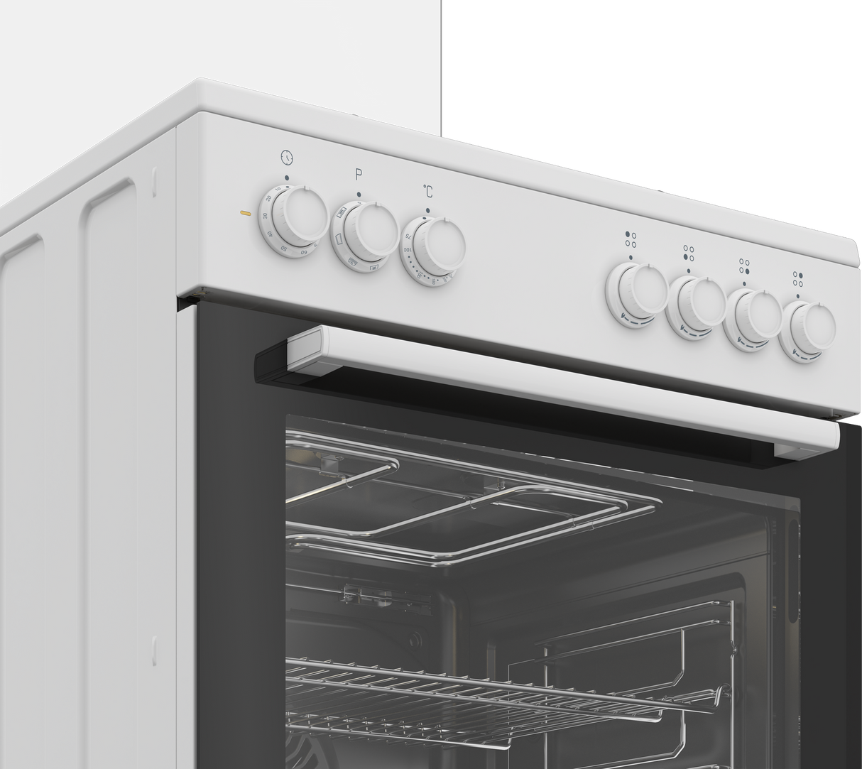 Cucina Beko FBE62011WC Forno Elettrico Ventilato 60X60 4 Fuochi A Gas Colore Bianco Classe A