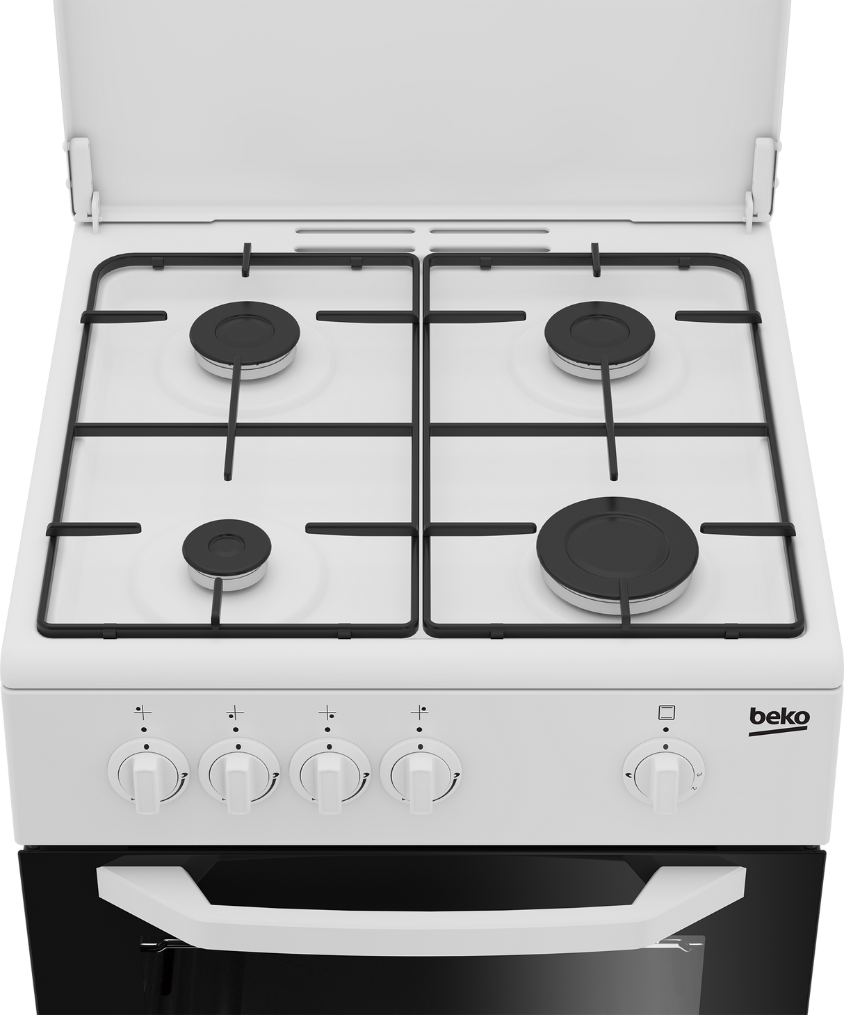 Cucina Beko CSG42009DW Forno A Gas 50X50 4 Fuochi Gas Classe A Colore Bianco Con Grill