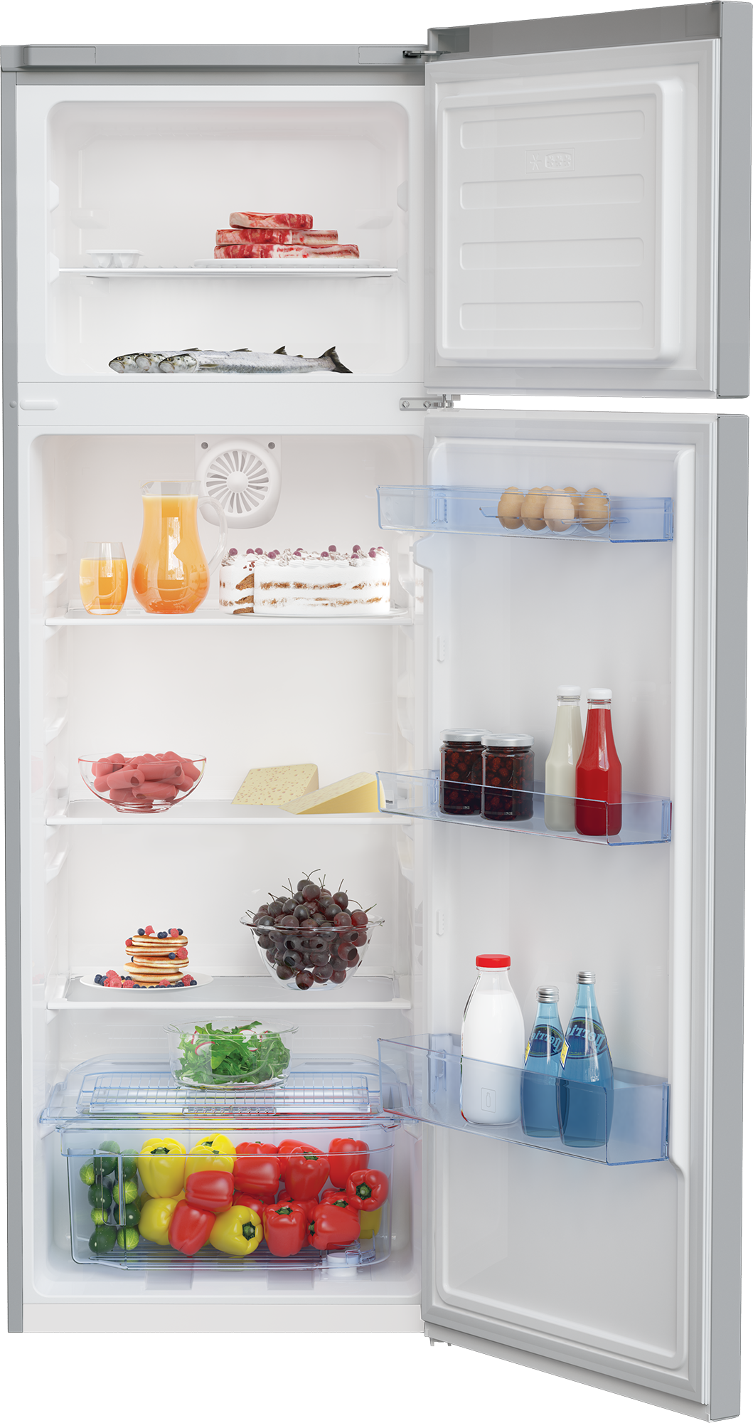 Frigorifero Beko RDSA310M40SN Libera Installazione Doppia Porta Classe E Altezza 175 cm Silver