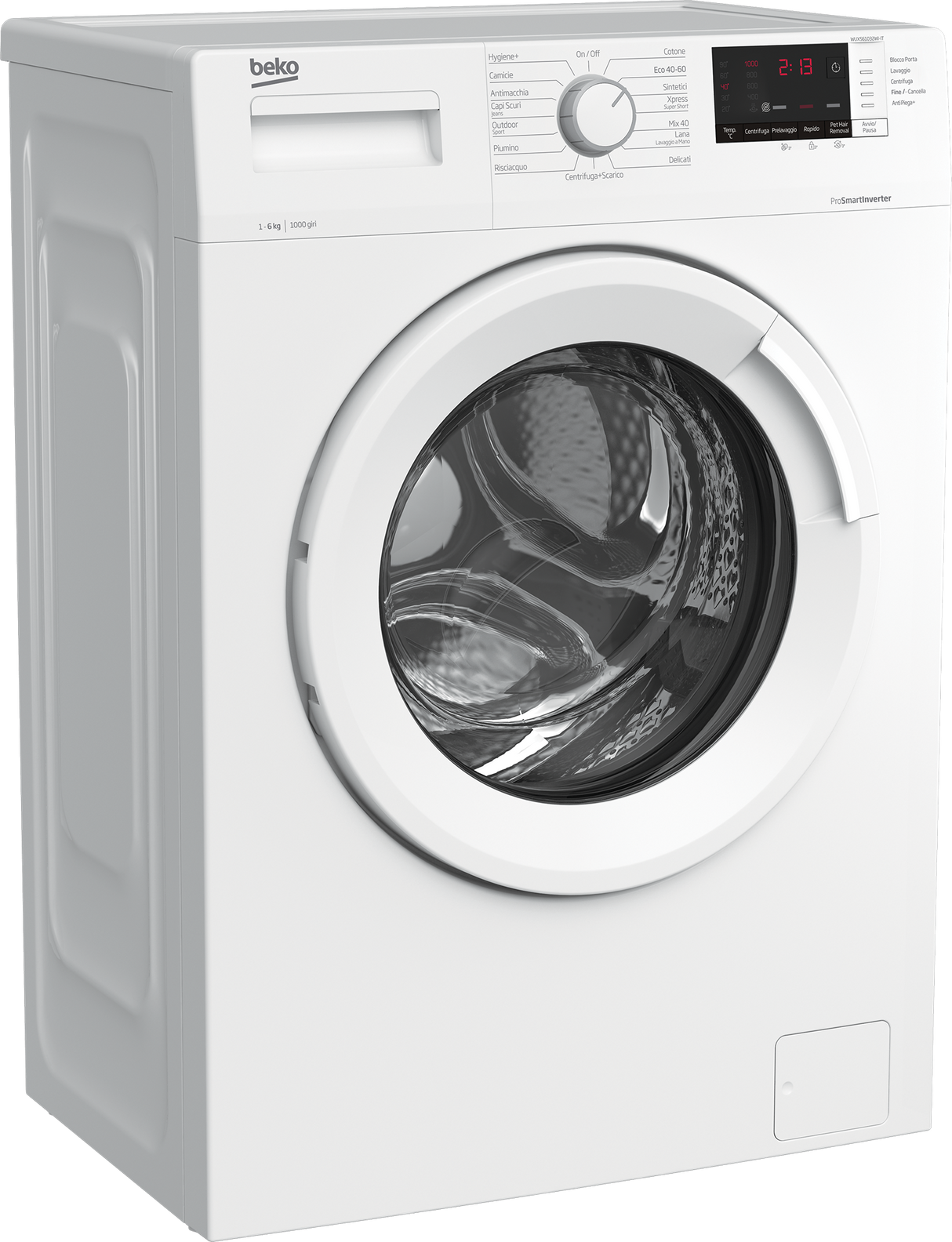Lavatrice Beko WUXS61032WI-IT Carica Frontale 6kg Slim Classe D