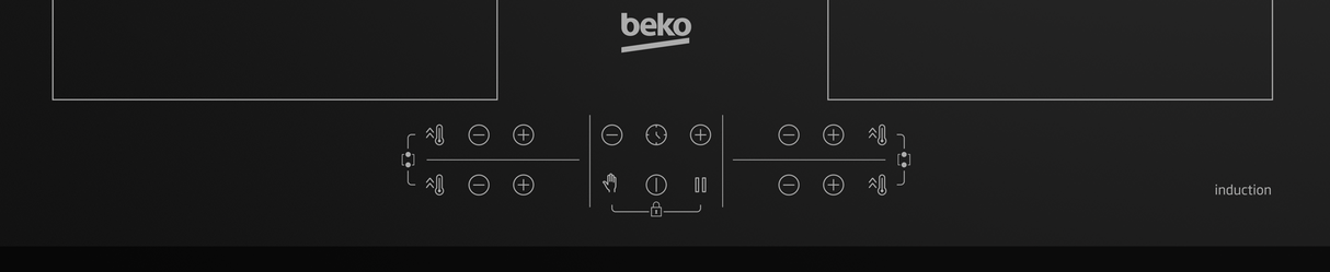 Piano Cottura Induzione Beko HII64206F2MT 60Cm 4 Zone