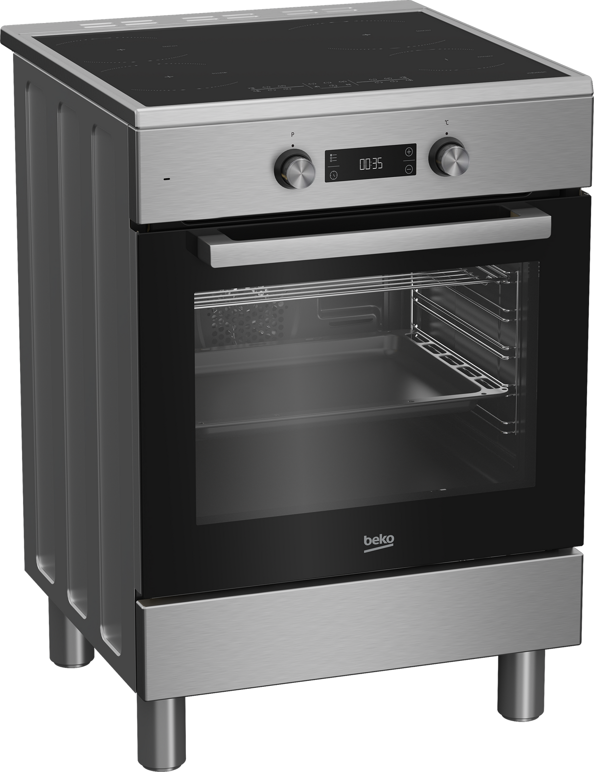 Cucina Beko FSE69300X 60X60 Piano Cottura Induzione Forno Elettrico Multifunzione Classe A