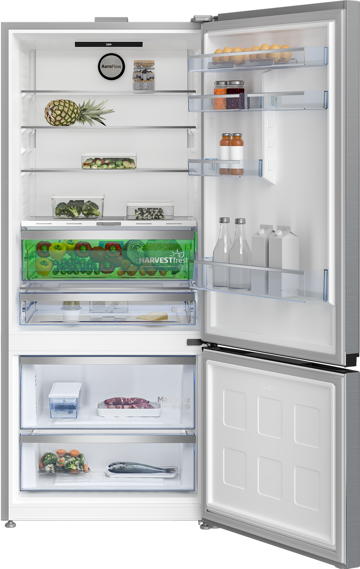 Frigorifero Beko B7RCNE595ZXPW Combinato No Frost 551 Litri Classe D Inox