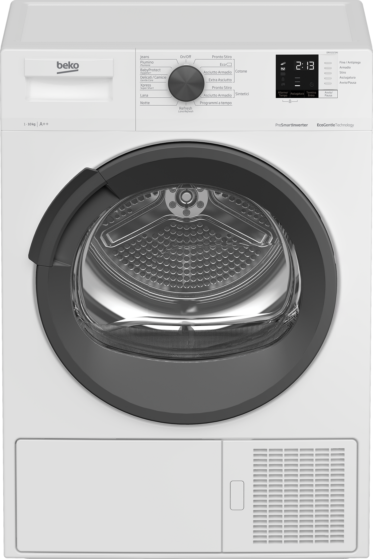 Asciugatrice Beko DRX1023AI Pompa di Calore 10KG Classe E Inverter Bianca